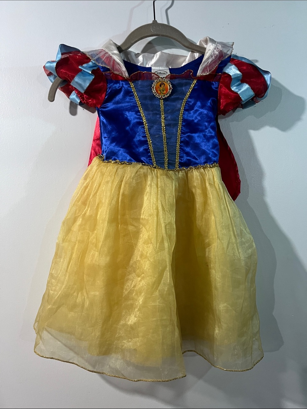 Disney Snow White Princess Costume with Gold Trim size 2